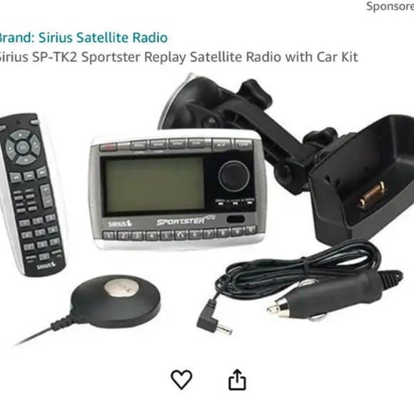 Host pick , Sirius SP-TK2 Sportster Replay Satellite Radio with Car Kit - Picture 1 of 5